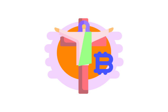 Bitcoin Easter Icon Jesus Graphics & Icons Review