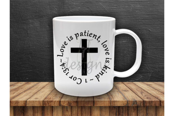 Christian 1 Cor 13 4 Graphics for Faith Crafts