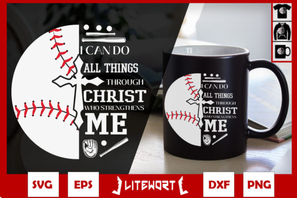 Christian Baseball Graphics for Faith Crafts