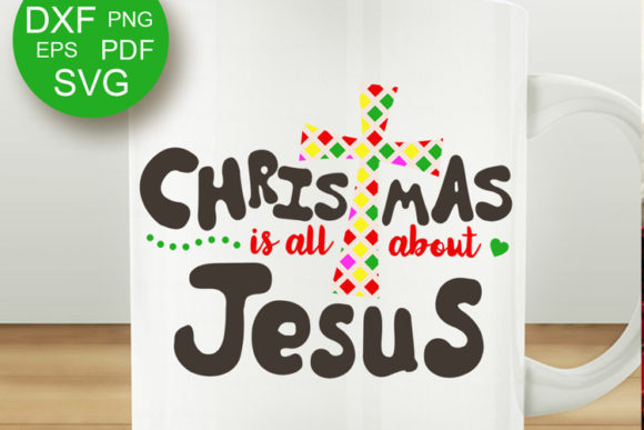 Christmas is All About Jesus Cross Art: Graphics Review