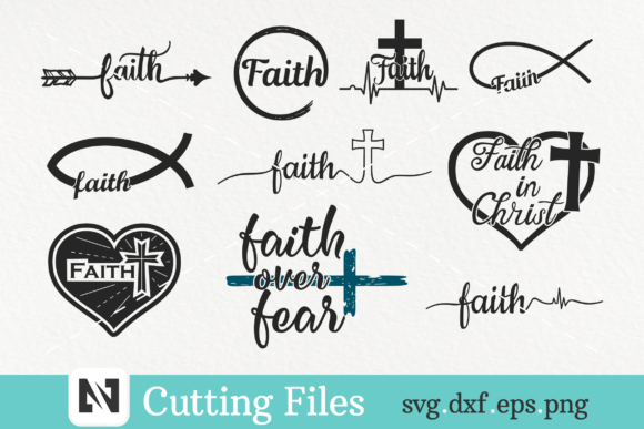 Faith SVG Bundle: Jesus Graphics for Crafts