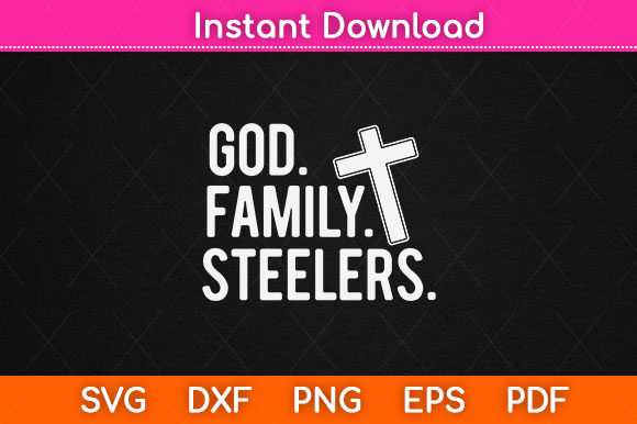 God Family Steelers Christian: Design Review