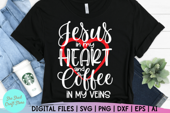 Jesus in My Heart Graphics for Faith Crafts