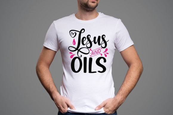 Jesus Oils Graphics for Faith-Based Crafts