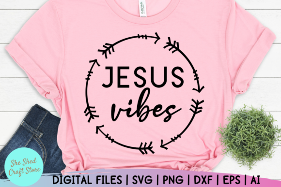 Jesus Vibes Graphics Review for Faith Crafts