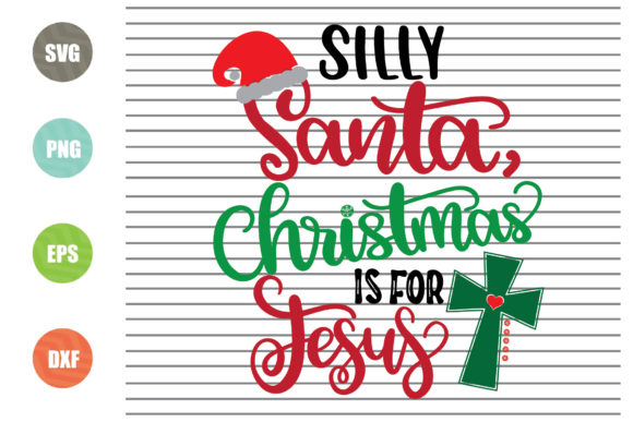 Silly Santa Graphics: Faith-Based Crafts SVG Review